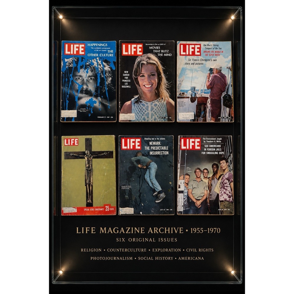 LIFE Magazine Lot of 6 1955-1970 Christianity Newark Radziwill Ed Sanders